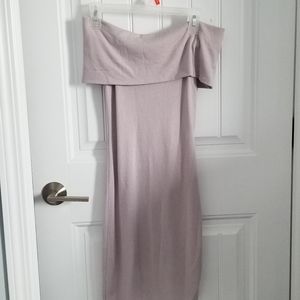 Wilfred lilac off shoulder dress